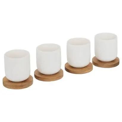Nouvelle Collection Lot de 4 tasses "Elegance"