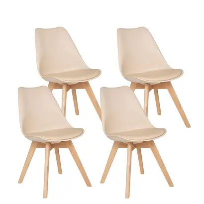 Authentique Lot de 4 chaises "Baya"
