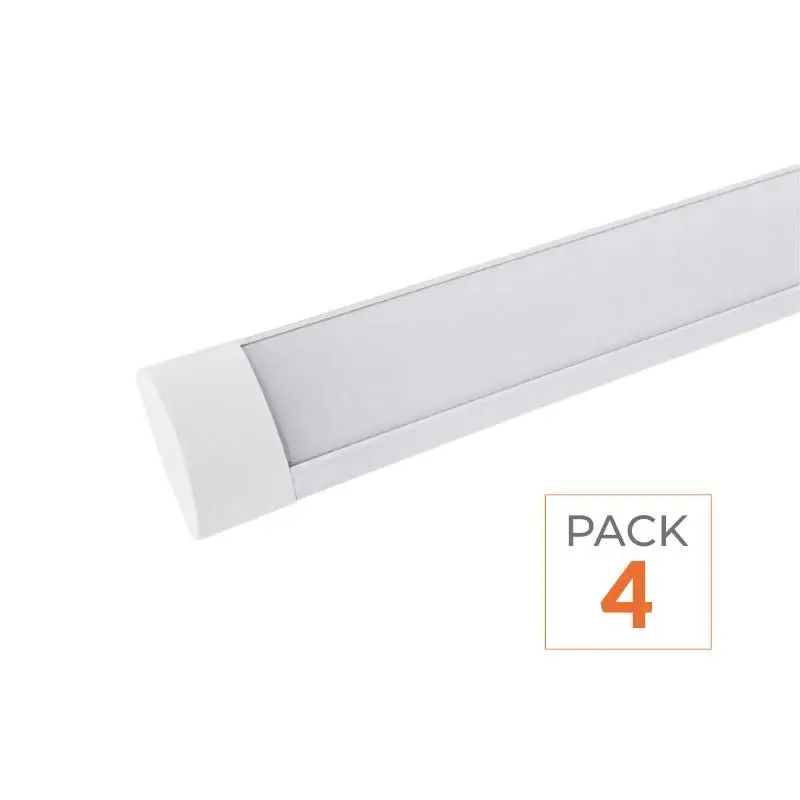 Réglette LED 90cm 24W - Pack de 4 Soldes