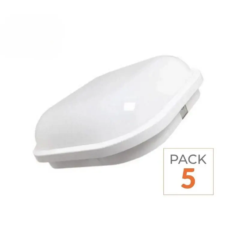 Offre Limitée Pack de5 - Applique LED Murale 20W Blanche Carré IP65