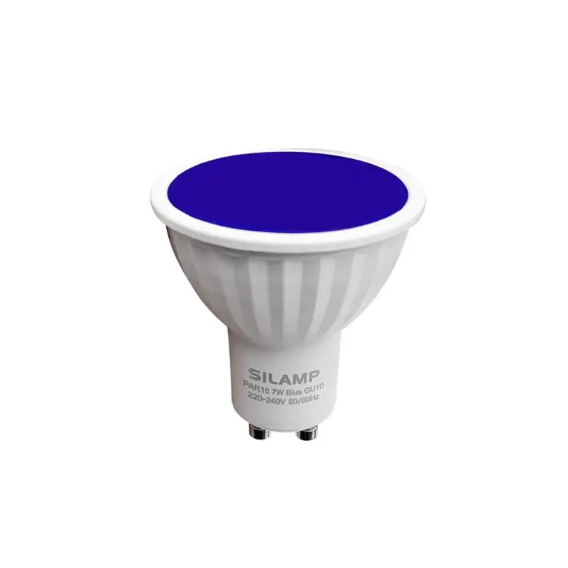 Vente Directe Ampoule LED GU10 7W 220V BLEU