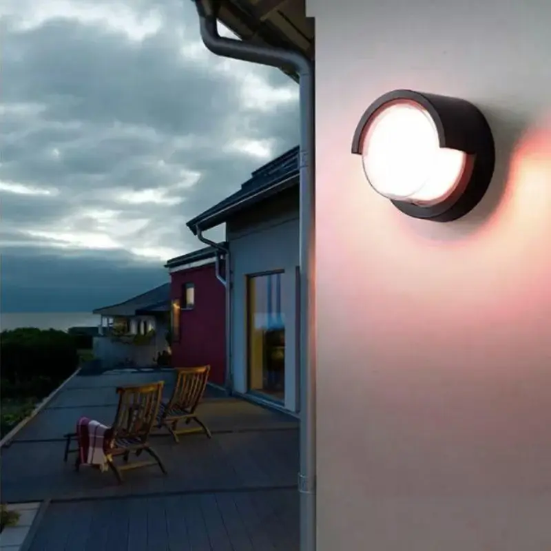Applique LED Connectée WiFi RGBW 12W IP54 Ronde avec Cache Acheter Direct
