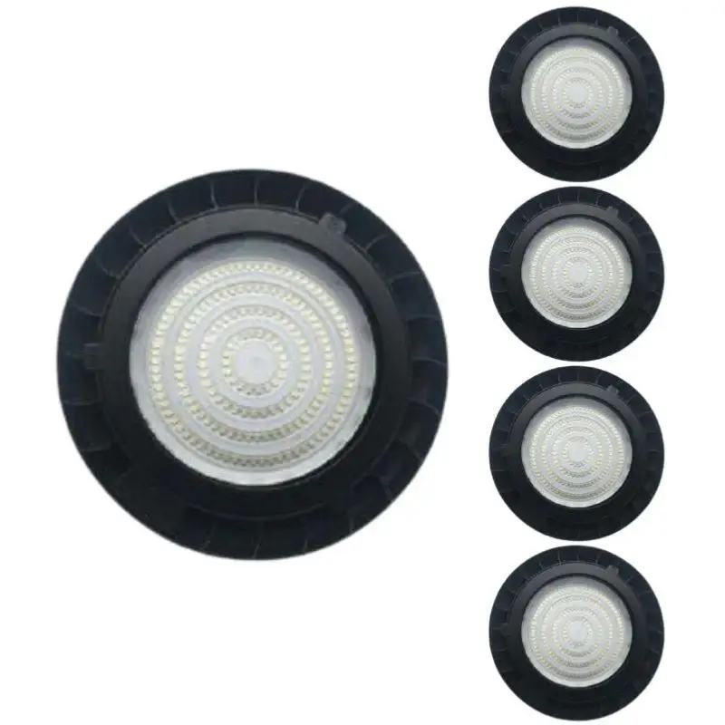 Pack de5 – Suspension Industrielle LED HighBay UFO 100W IP65 90° Offre Limitée