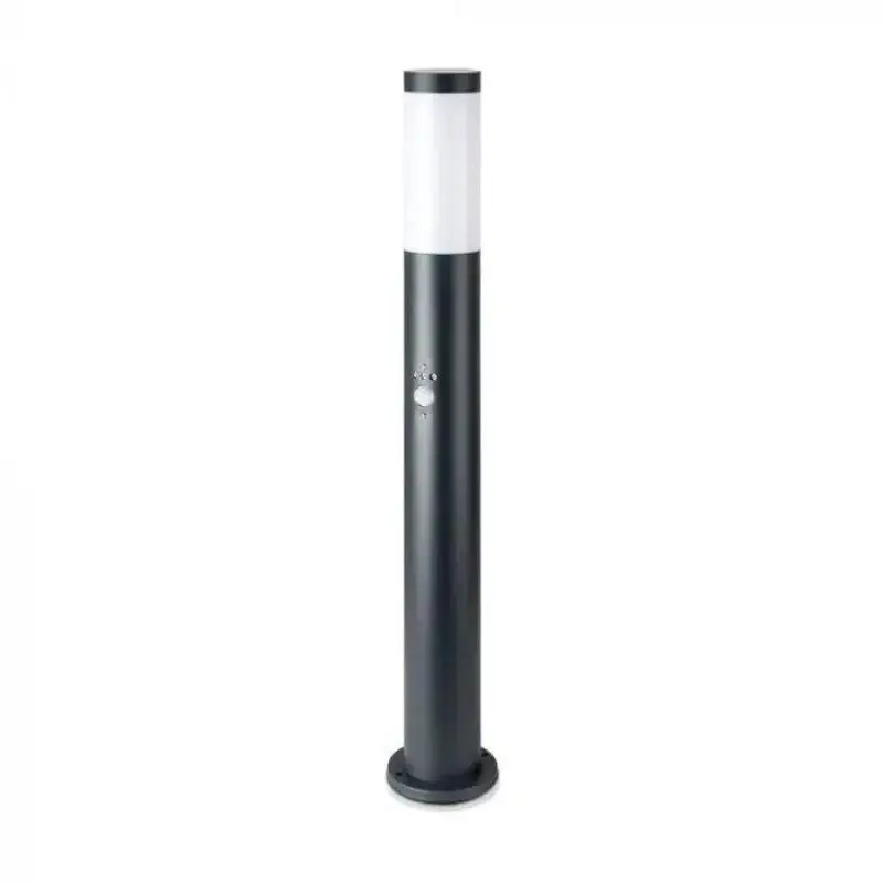 Borne Extérieur Anthracite avec Détecteur 80cm pour Ampoule E27 IP44 Prix Promo