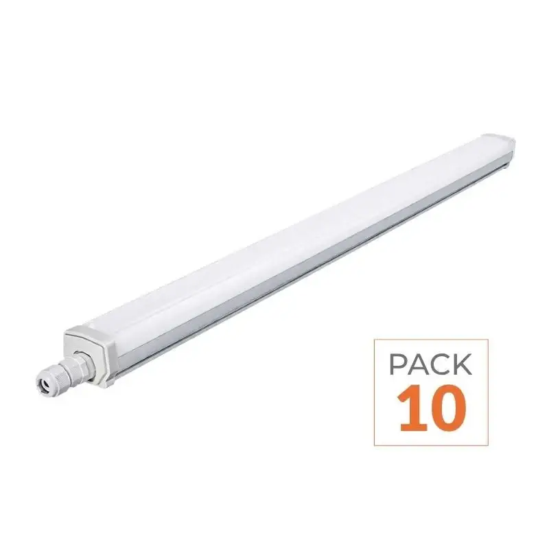 Acheter En Ligne Pack de10 – Réglette LED étanche 60cm 15W IP66 120lm/w