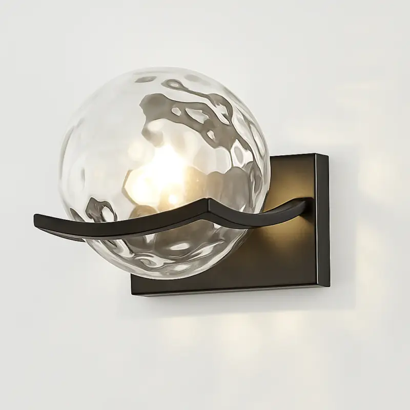 Applique led moderne avec abat-jour en verre pour hôtels Must-Have