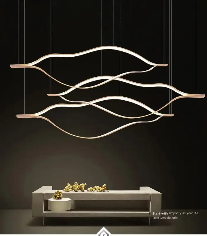 Offre Spéciale Lustre led créatif postmoderne en forme de lèvre