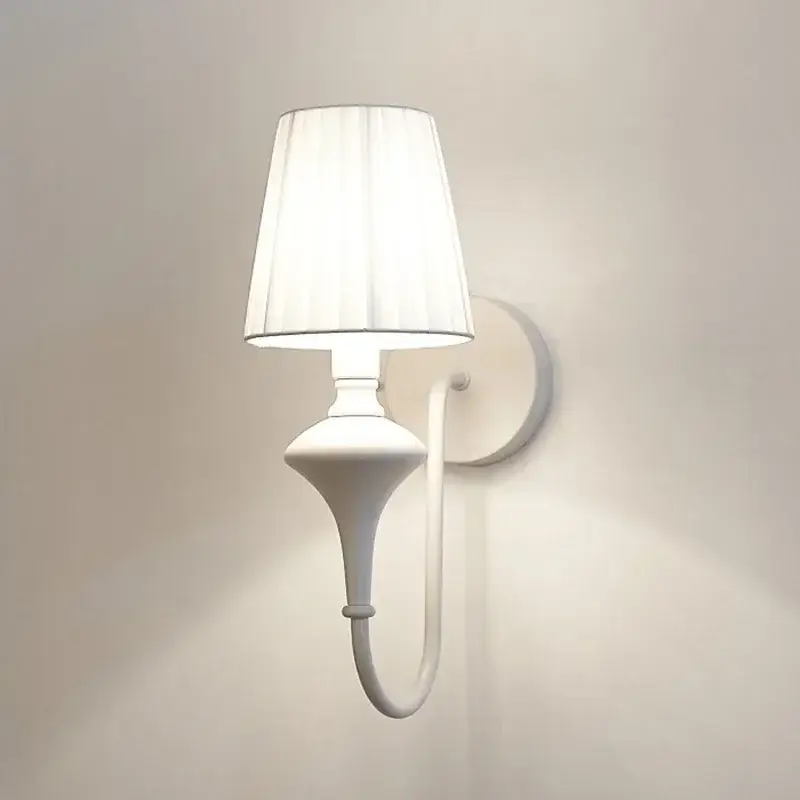 Lampe de chevet nordique en fer forgé avec applique murale simple Usine Directe