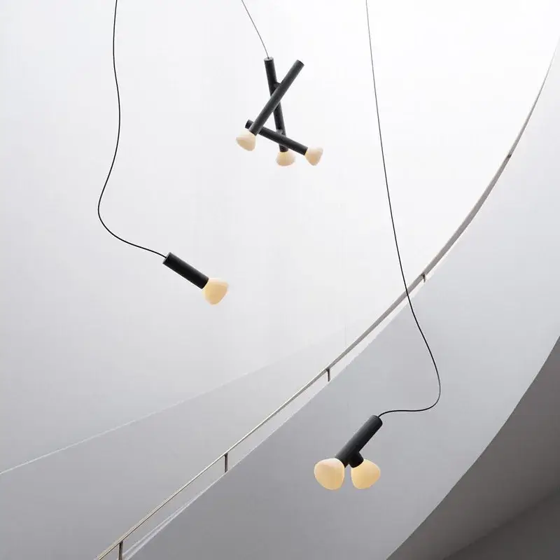 Suspension design artistique luminaire décoratif cordon réglable Petit Prix