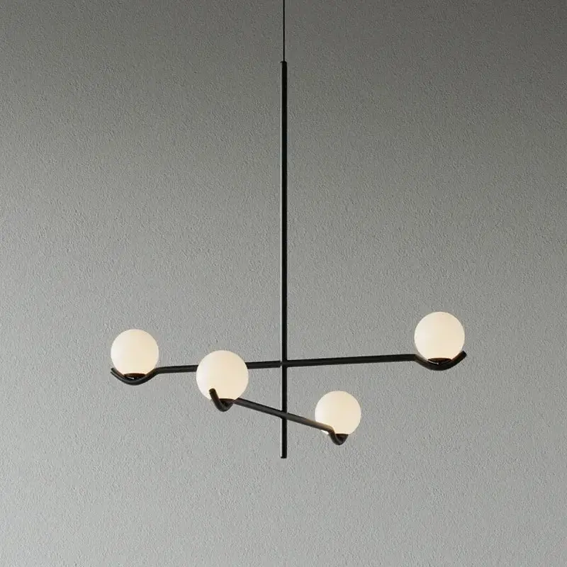 Lustre led en boule de verre style nordique pour intérieur Certifié
