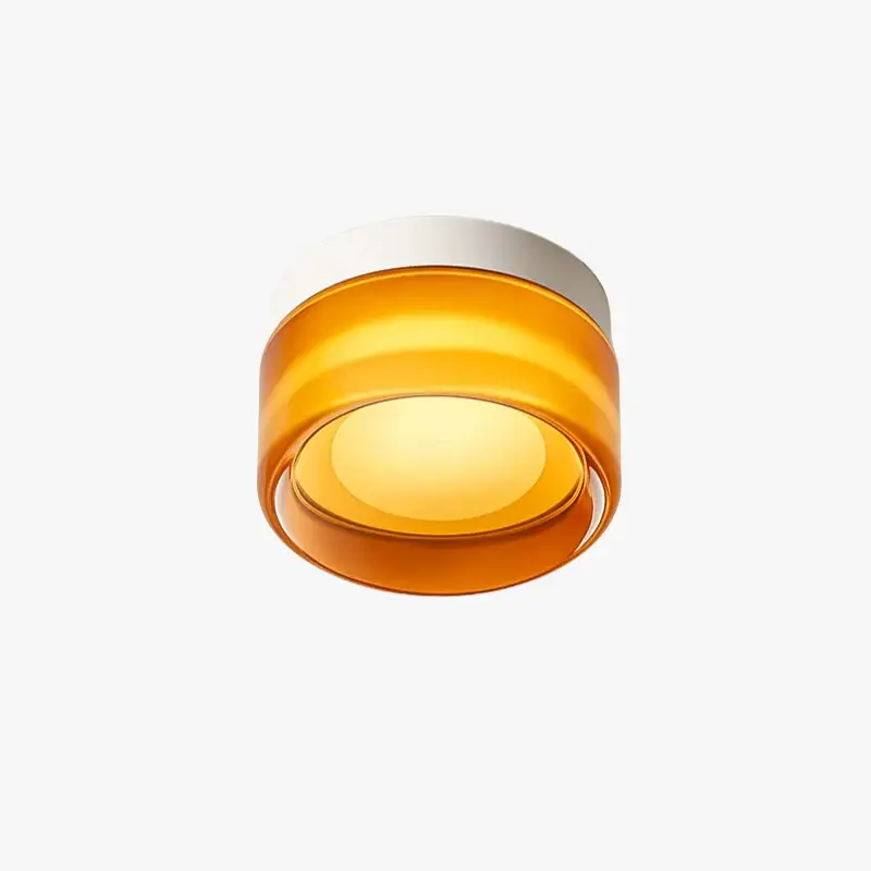 Plafonnier led minimaliste en verre style nordique intérieur Bon Marché