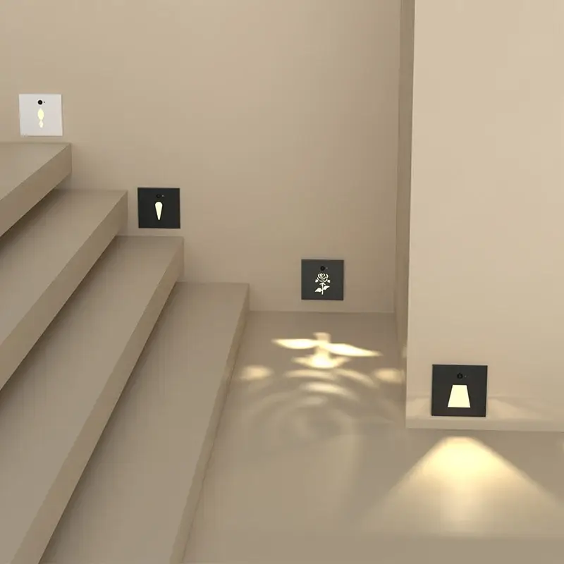 Led wall light with integrated sensor Certifié