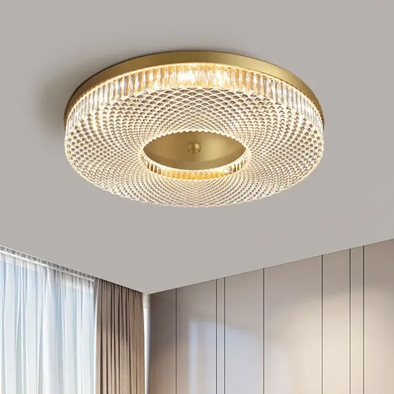 Modern round acrylic led ceiling light for home Solde