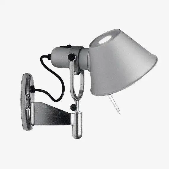 Adjustable silver led wall light hat Dernière Chance