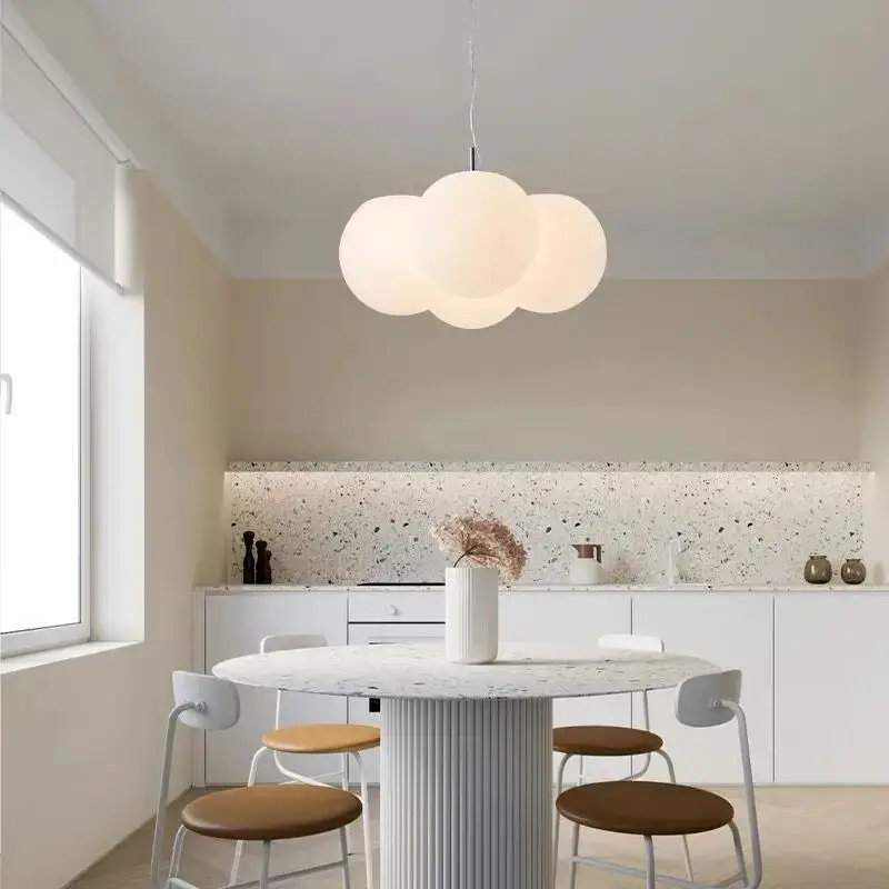 Populaire Glass chandelier for modern decorative interior lighting