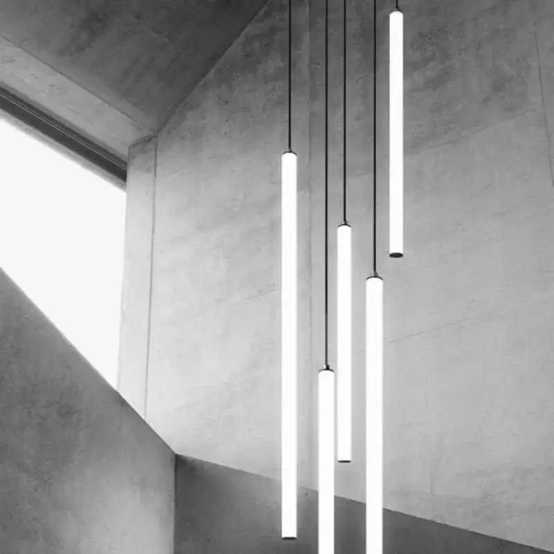 Modern led chandelier for high ceilings Satisfait Ou Remboursé