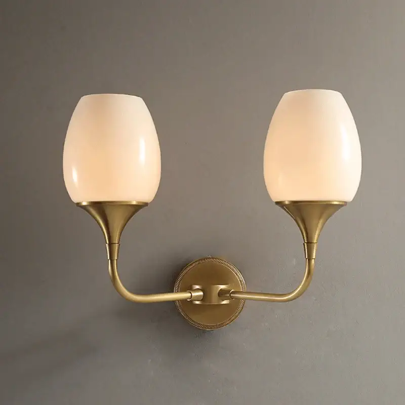 Minimalist copper wall light for decorative lighting Soldes
