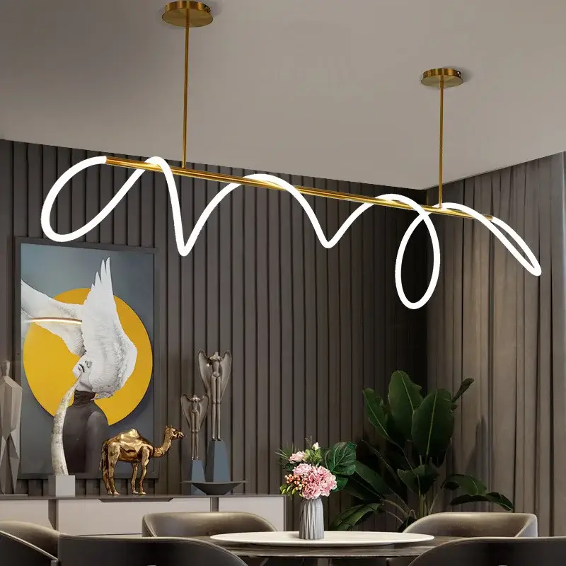 Minimalist designer chandelier for bar and dining space decor Vente Flash