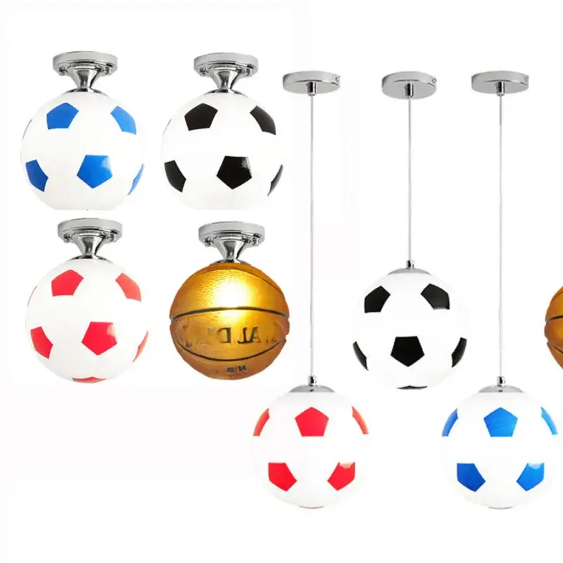 Meilleur Choix Children's cartoon football and basketball led chandelier