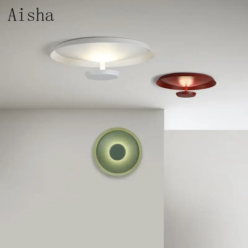 Creative circular led ceiling light for interior decoration Expédié Aujourd'hui