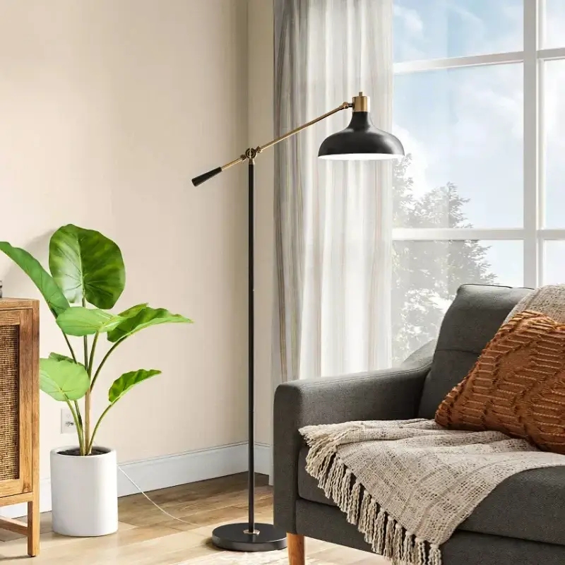 Paiement Sécurisé Simple retro floor lamp for indoor and outdoor use