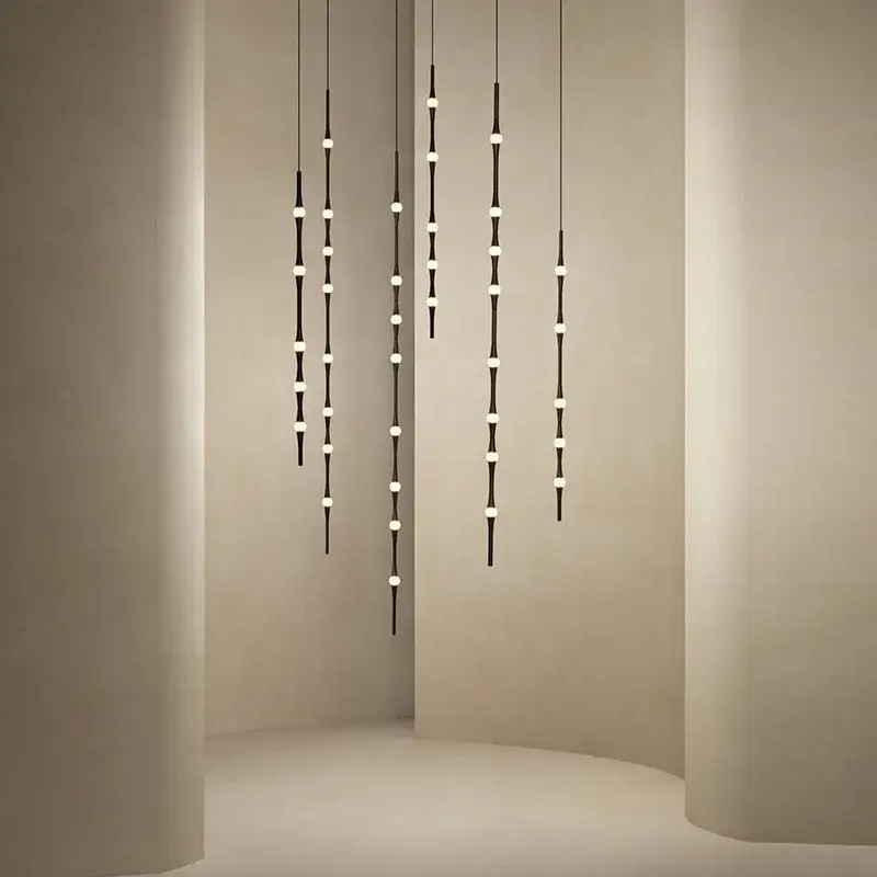 Modern spanish design minimalist led chandelier for elegant interiors Expédié Aujourd'hui