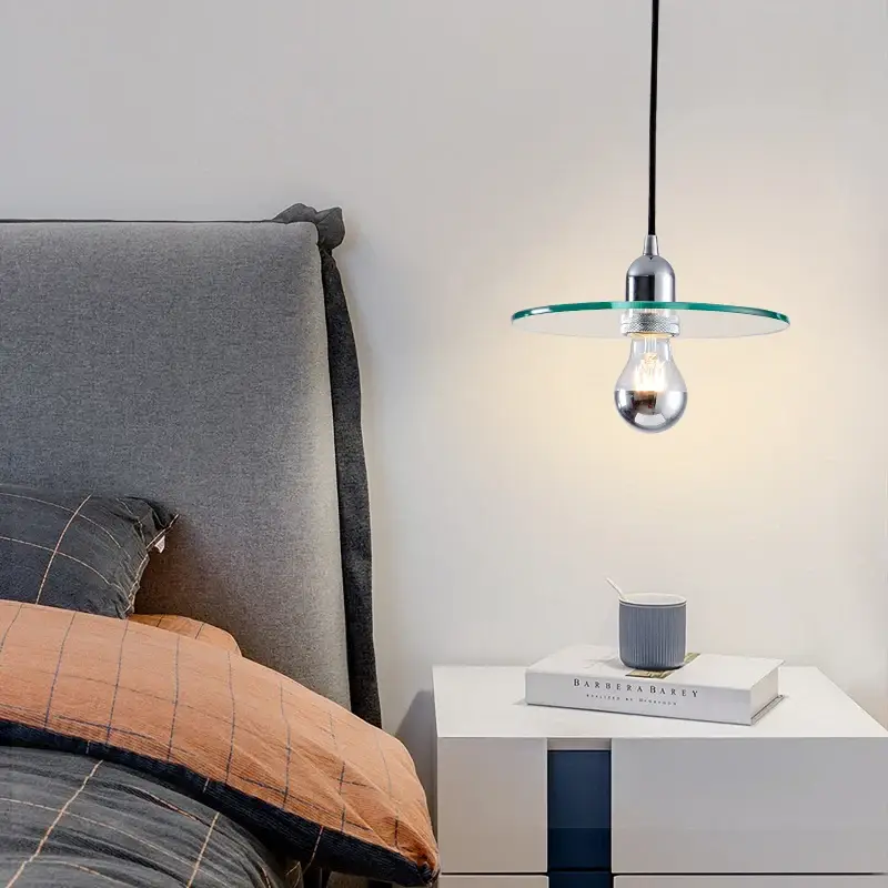 Nouveauté Minimalist retro ufo glass chandelier for cafés and restaurants
