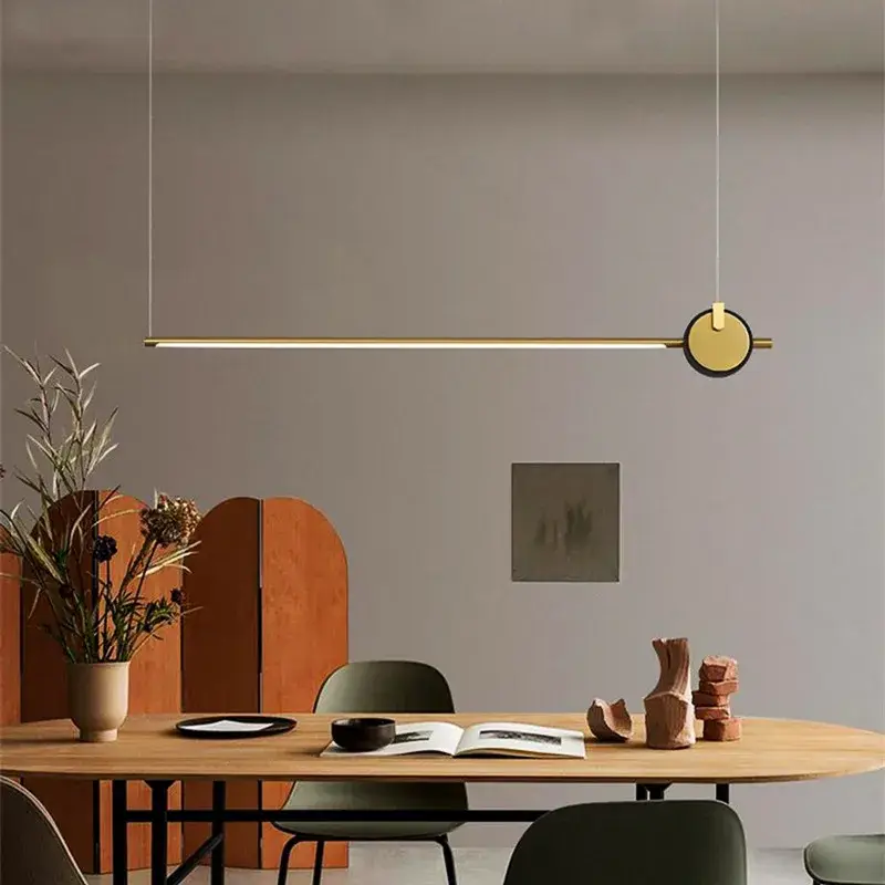 Prix Cassé Modern minimalist acrylic chandelier for offices and workspaces