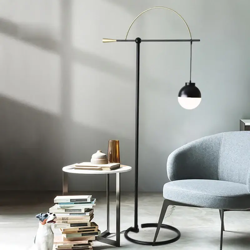 Produit De Marque Creative minimalist fishing floor lamp for interiors