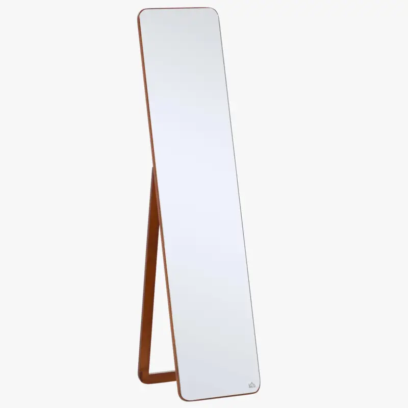 Quantité Limitée Elegant and practical wooden freestanding wall mirror