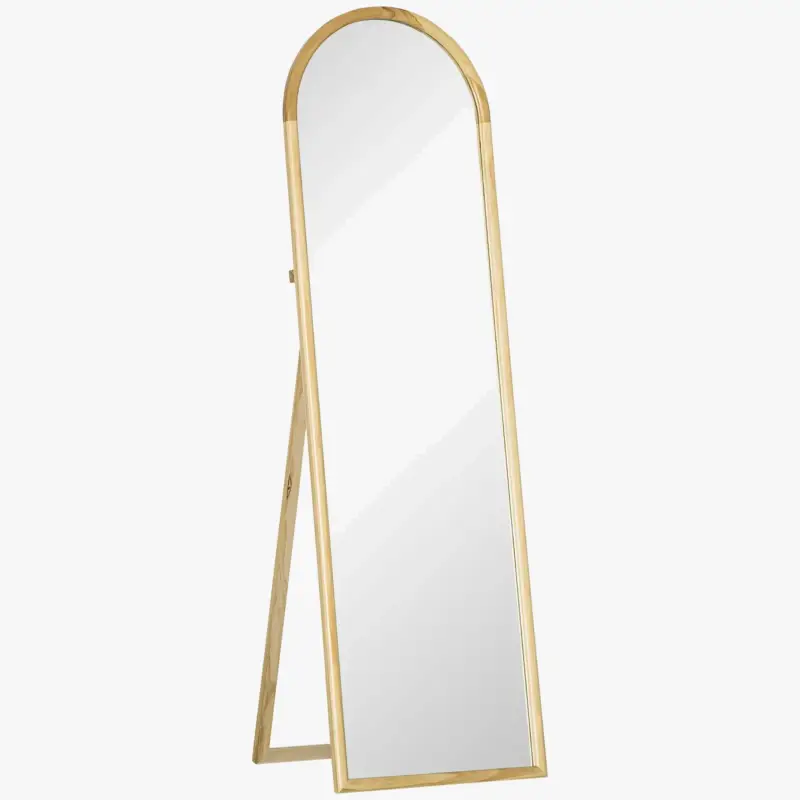 Petit Prix Solid wood floor mirror elegant design for interior