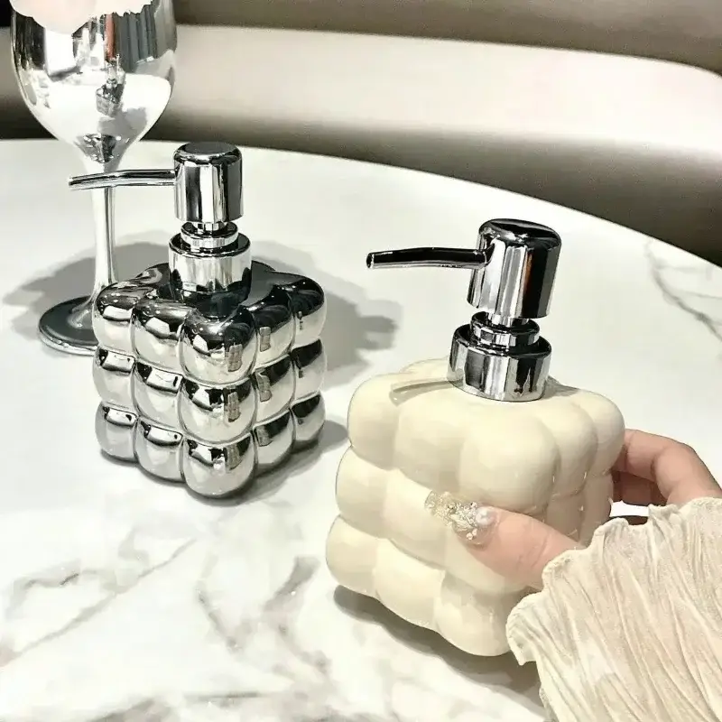 Ceramic liquid soap dispenser for bathroom Quantité Limitée