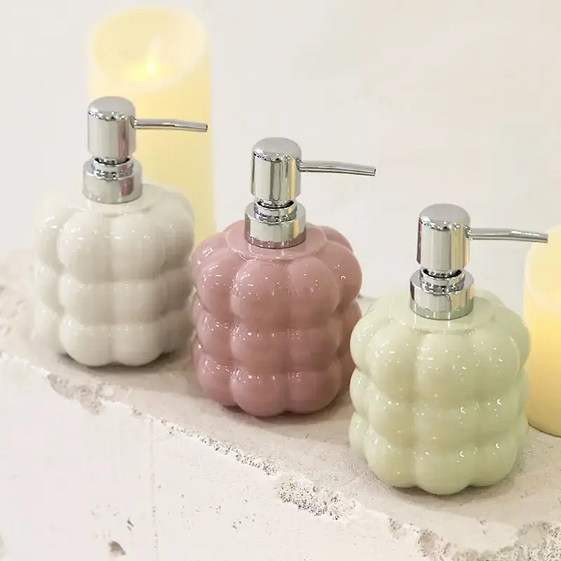 Offre Spéciale Creative silver ceramic bottle for lotion and portable soap