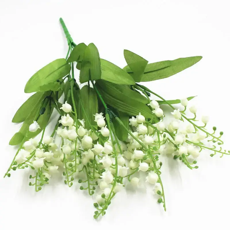 Artificial lily of the valley bouquet for weddings and party decora... Certifié