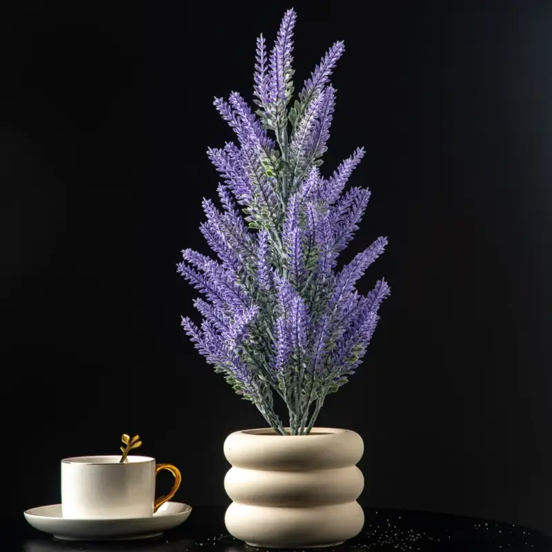 Artificial lavender plants for home table decoration Prix Choc