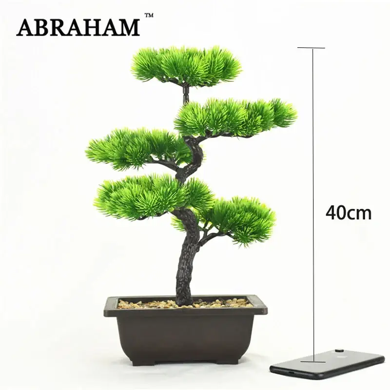 Certifié Artificial bonsai plant in pot for indoor and outdoor decoration