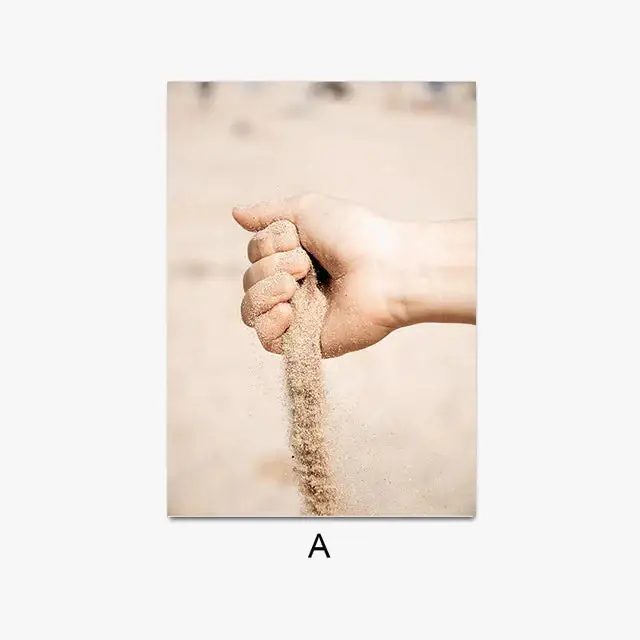 Nordic beach landscape seagull and reed art print Achetez Aujourd'hui
