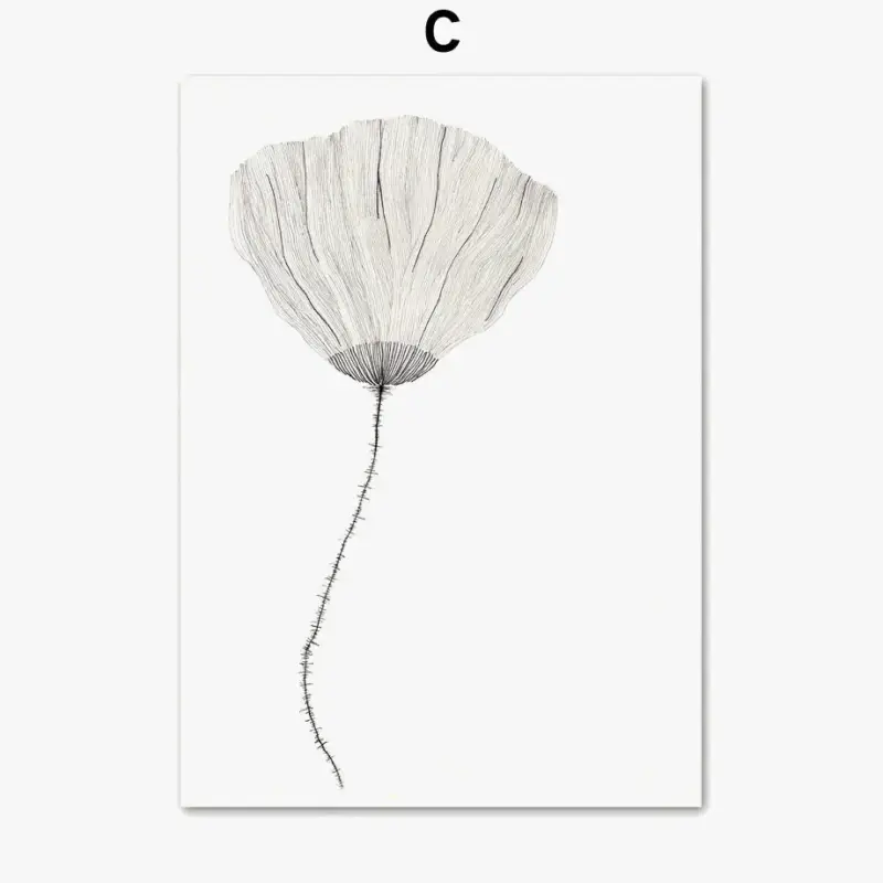 Girl skirt ginkgo biloba wall art nordic decoration Soldes