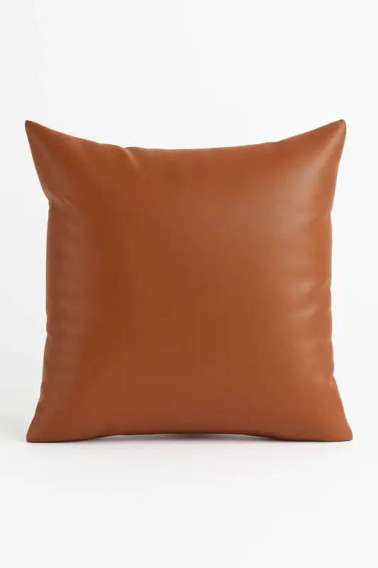 Decorative faux leather cushion cover 45x45 60x60 for sofa bed Top Vente