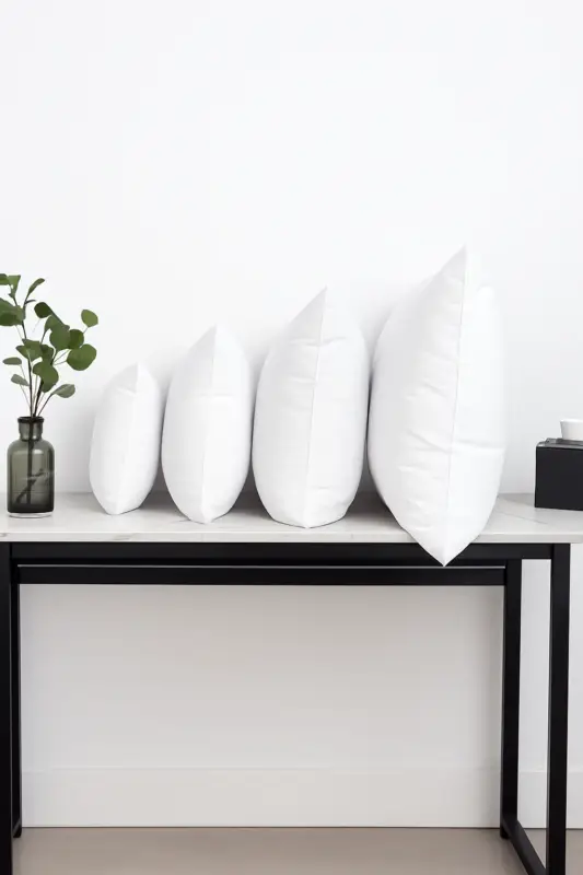 Hotel-quality pillow with soft feather alternative 30x50 50x50 65x6... Acheter Direct