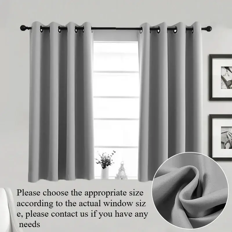Modern blackout curtain for small bedroom window Achetez Aujourd'hui