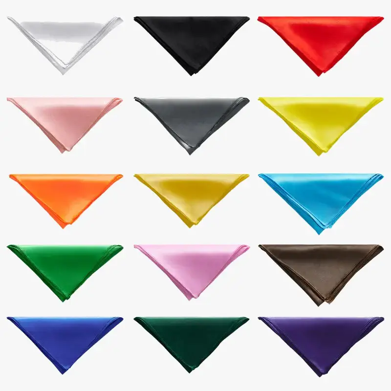 Commande En Gros Decorative satin table napkin set for weddings