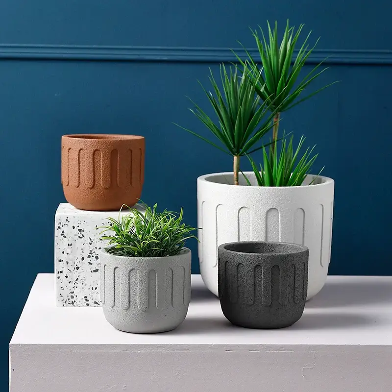 Creative silicone mould for concrete flower pot Quantité Limitée