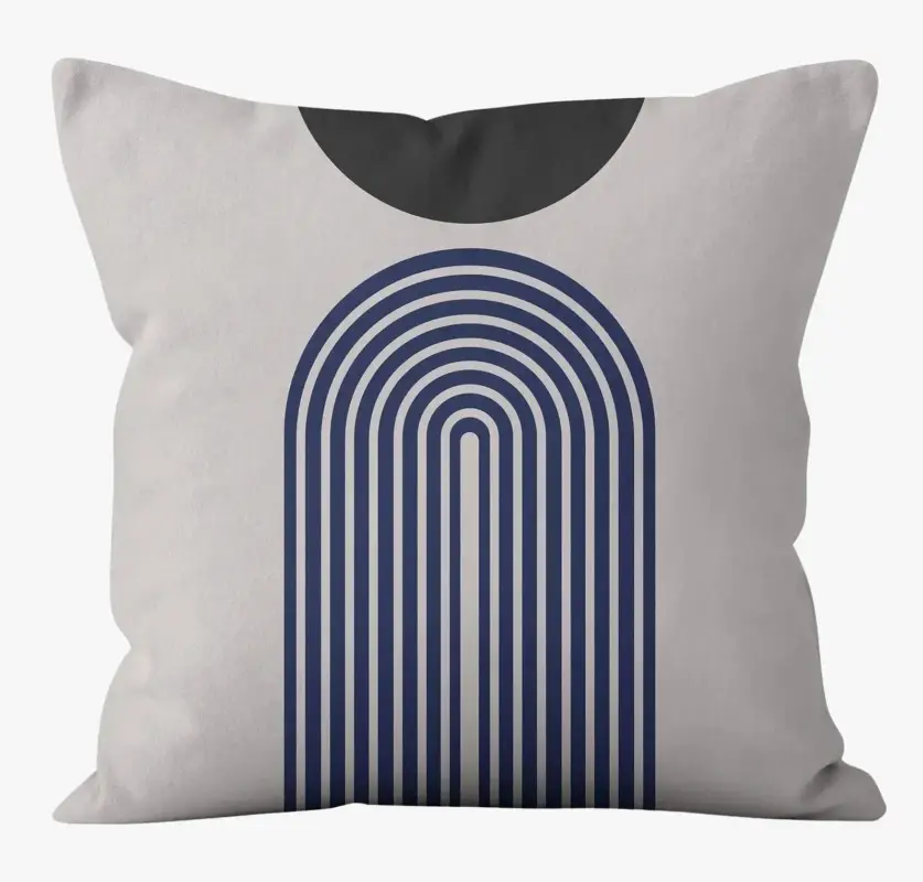 Abstract cushion cover for indoor and outdoor decor Prix Cassé