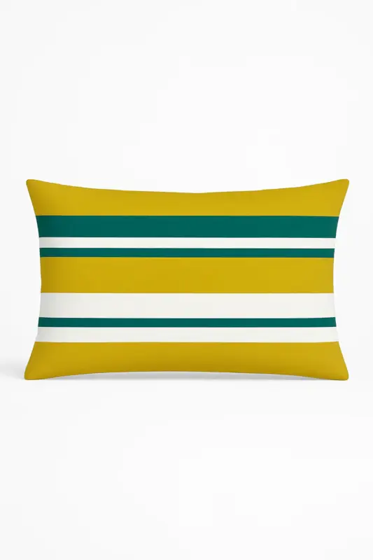 Rectangular cushion cover with colourful geometric design 30 x 50 cm Prix Promo