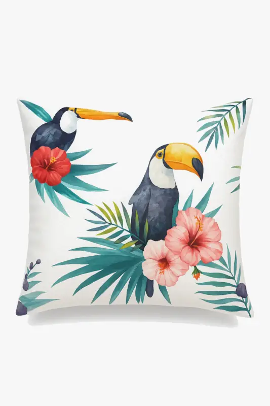 Produit De Marque Tropical parrot pattern cushion cover for sofa