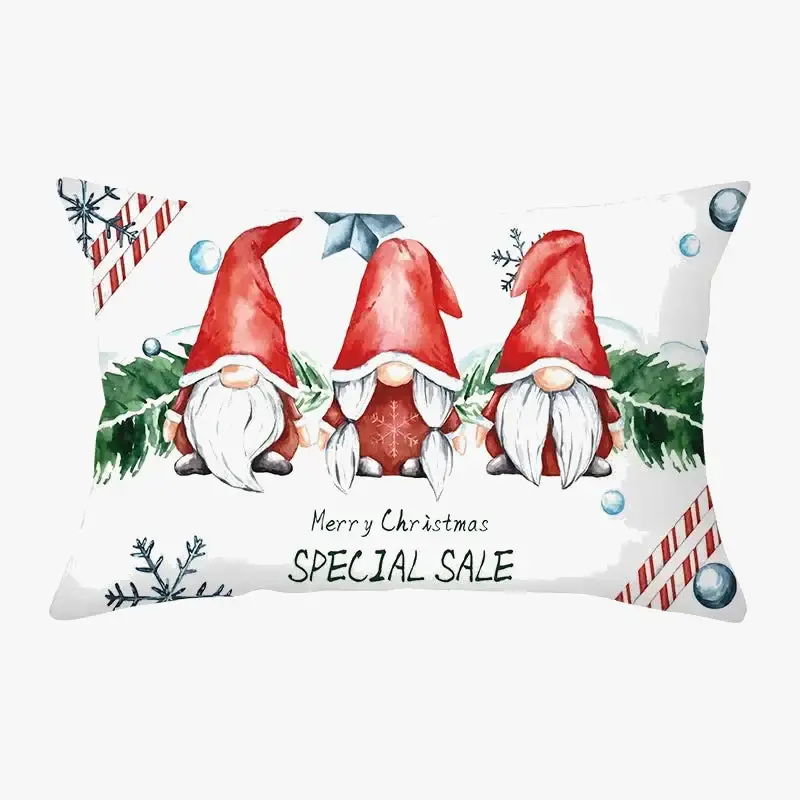 Livraison Express Red christmas cushion cover for interior decoration