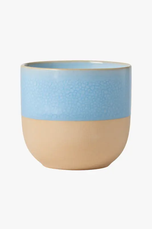 Authentique Handmade bohemian ceramic coffee mug with moroccan pattern