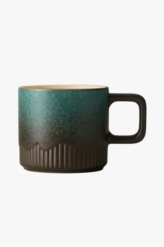 Minimalist style miniature ceramic mug with handle, heat-resistant Commander Vite