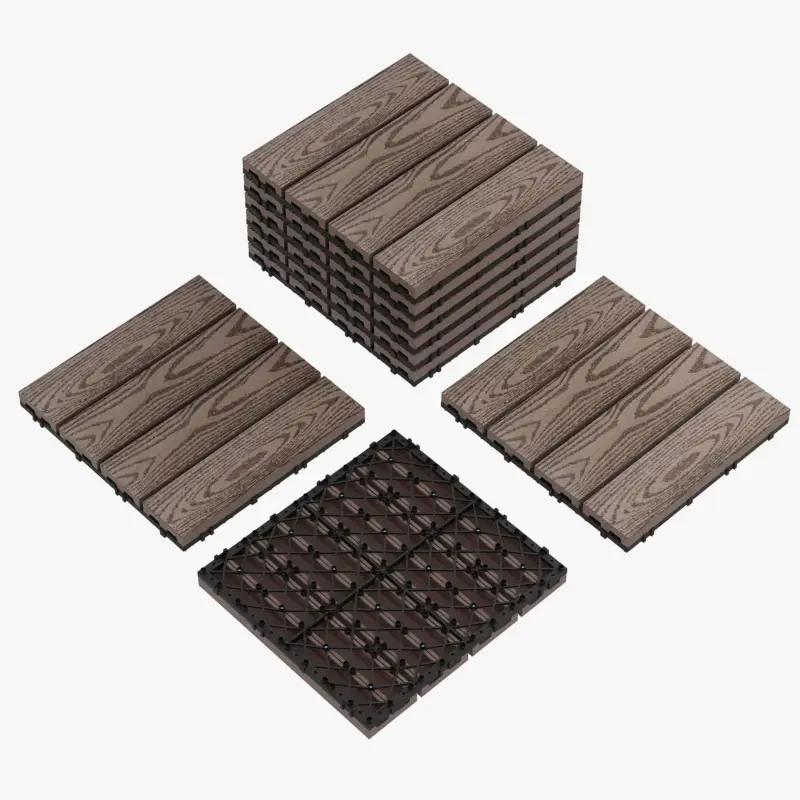 Promotion Interlocking deck tiles 30x30 cm indoor outdoor